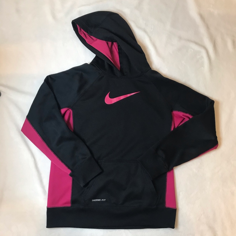 Pink/Black Nike Hoodie